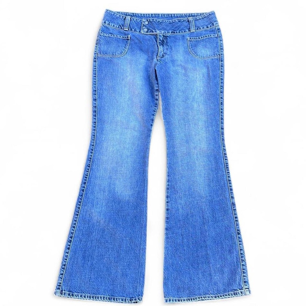 Y2K Vintage Mavi Sydney Low Rise Extended Waist Tab Bootcut Flare Sailor Jeans